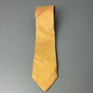 Ted Baker London Men's Neck Tie 100% Silk Orange/Yellow/Gold Tone